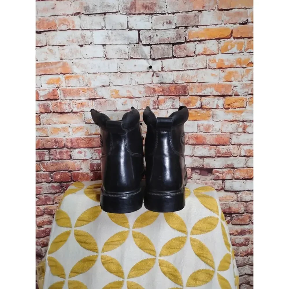 Vintage Harley-Davidson Motorcycle Boots Men's Size 13 Black Leather